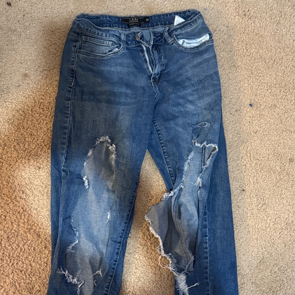 Lucky & Blessed Boyfriend Fit Denim